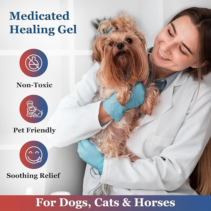 Dry Nose and Paw Soother, Solva-Ker Gel Moisturizer for Pet&