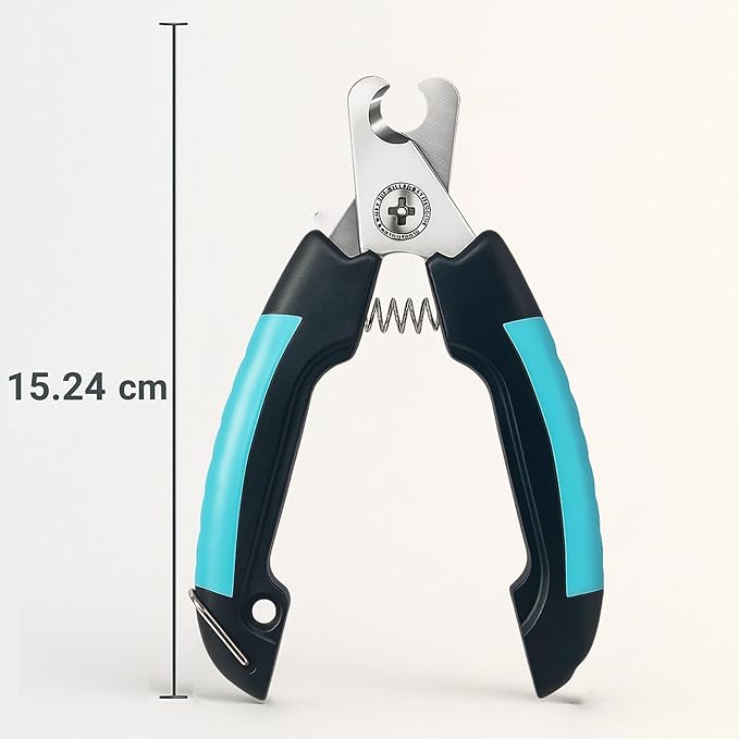 Professional Dog Nail Clippers for Medium &amp; Large Dogs, Cats – Safety Guard, Stress-Free Trimming