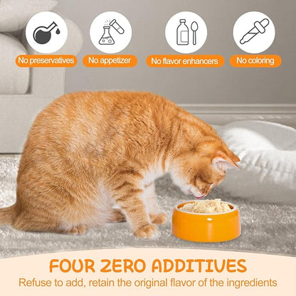 Purrfectpaws Premium Dried Chicken Flakes: Delicious Treats for Dogs &amp; Cats - All-Natural and High in Protein - 4oz Bag