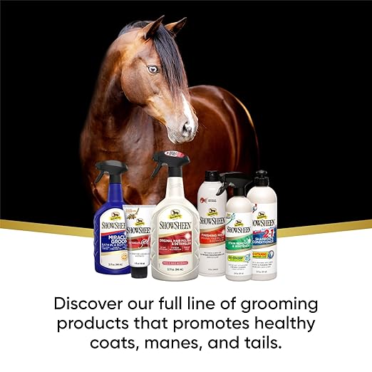 Absorbine ShowSheen Stain Remover &amp; Horse Whitener, Oxi-Eraser Stain Lifters, 20oz