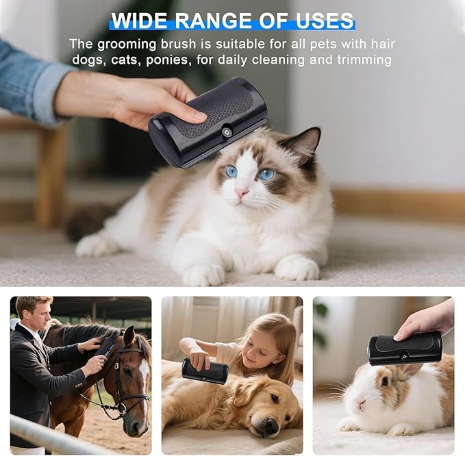 Pets Shedding &amp; Grooming Tools, Deshedding Dog Brush for Shedding- Upgrade Cats, Dogs, Rabbits, Horses, Ergonomic Hair Removal Brushs