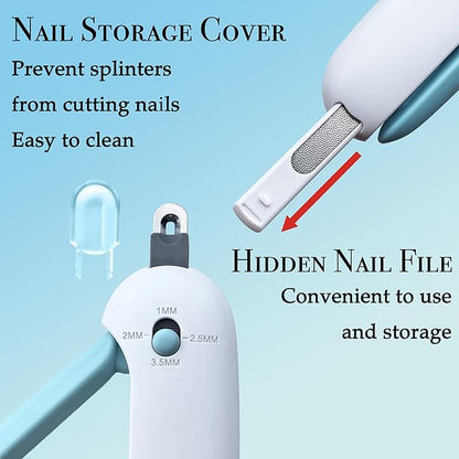 Pet Gromming Kit Nail Clipper&amp;Hair Brush for Dog&amp;Cat Brush Self Cleaning Slicker Brush with Release Button, Dog Shedding Brush for Cat Grooming Comb Rabbit Nail Clipper with Nail File Dog Claw Trimmer