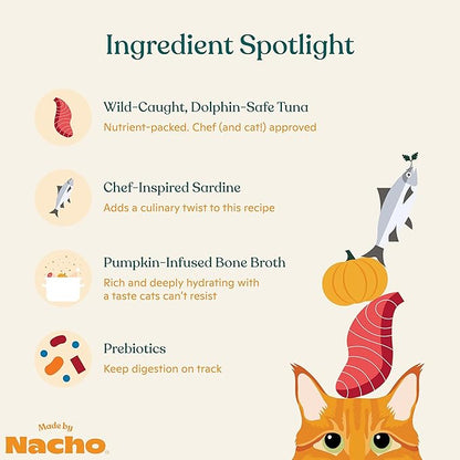 Made by Nacho Flaked Filets Recipe in Bone Broth, Grain-Free Chef&