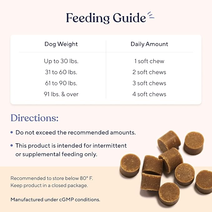Pawfy Advanced Pain Management - Essential Vitamins &amp; Supplements with Omega 3 |Joint Supplement for Dogs - Supports Hip &amp; Joint Health for Small, Medium, Large Breeds | 30 Fast-Acting Chews