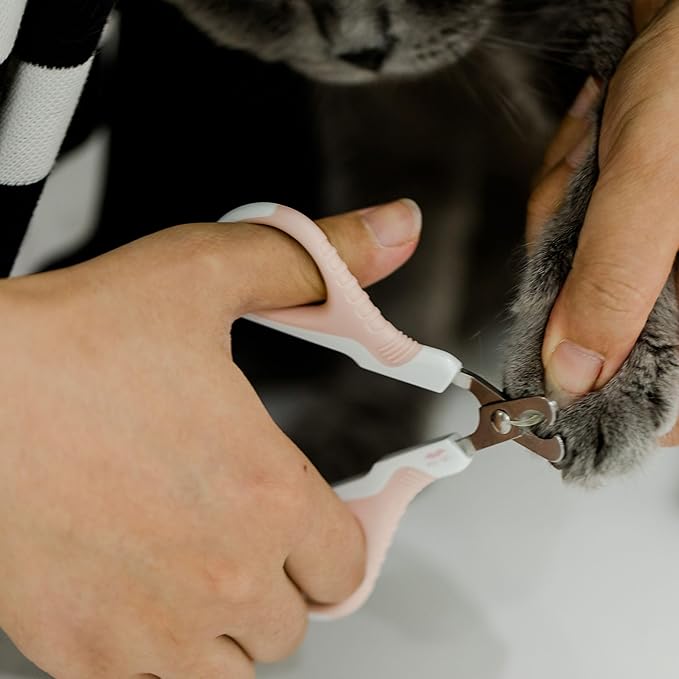Mr. Pen Cat Nail Trimmer - Pink Cat Claw Clipper for Kittens &amp; Small Dogs