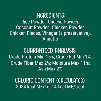 Himalayan Dog Chew Yak Cheese Treats, 100% Natural, Long Lasting, Gluten Free, Healthy &amp; Safe, Lactose &amp; Grain Free, Protein Rich, Chicken Flavor Flavor Crispy Puffed Treat, For All Breeds, 9.9 oz