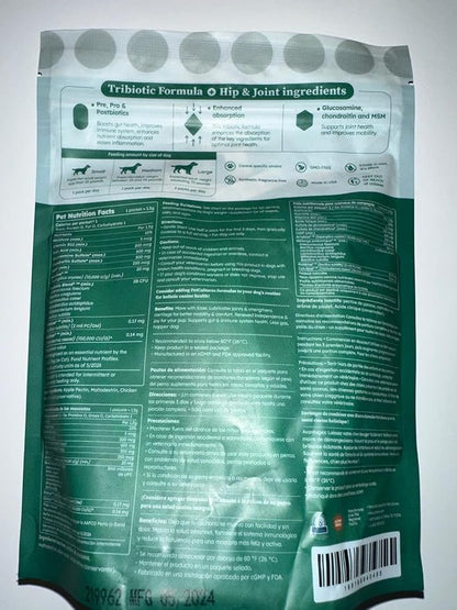 Hip and Joint Synbiotic Formula - 600mg Glucosamine, Chondroitin, MSM, and Probiotics in 30 Packs