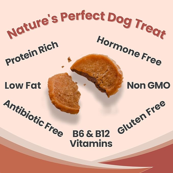Farm To Pet - Dog Training Treats Chicken &amp; Turkey Chip Protein Pack, 100% All Natural, Single Ingredient Training Treats, Made in USA, for Small, Medium, and Large Dogs
