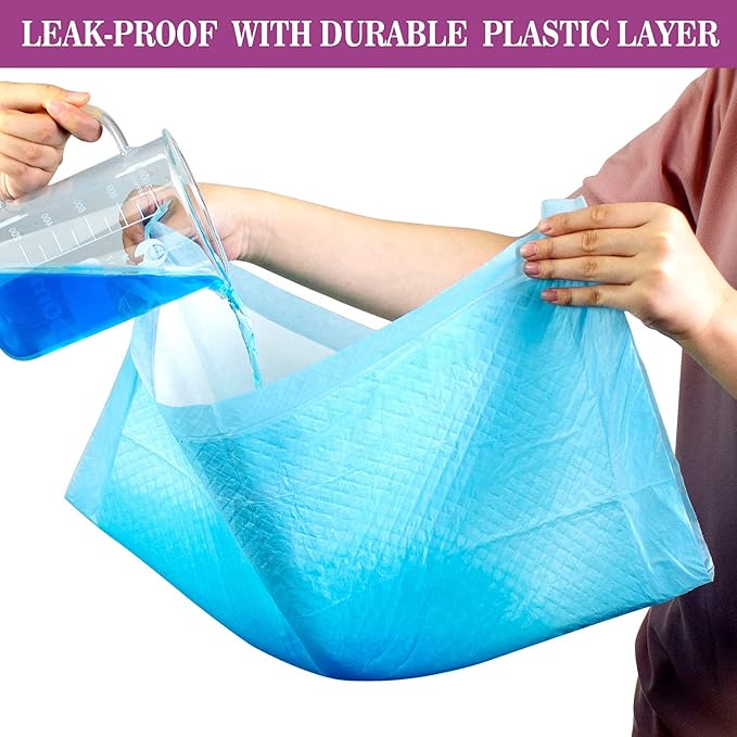 IMMCUTE Large Dog Pee Pads 28"x30"-30 Count | Large Puppy Pee Training Pads Super Absorbent &amp; Leak-Proof | Disposable Pet Piddle and Potty Pads for Puppies | Dogs | Doggie| Cats | Rabbits