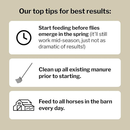 Formula 707 MultiFly Feed-Thru Fly Control Pellets for Horses - Palatable &amp; Safe Fly Population Reduction (5 lb Bag - 91 Servings)