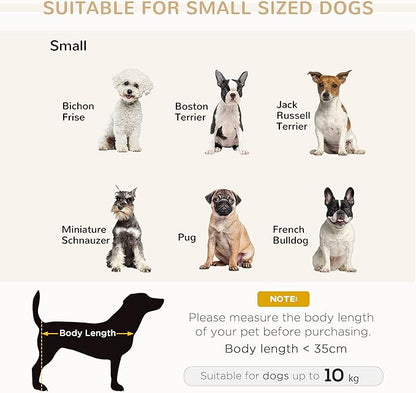PawHut Luxury Fancy Dog Couch with Hidden Storage, Small Dog Sofa Bed with 2" Soft Foam, Modern Pet Furniture for Puppies &amp; Little Breeds, Pale Gray