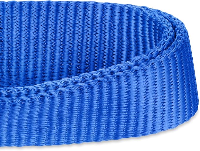 Hyhug Dog Collar for Large Dogs, Heavy Duty Blue| Quick Release Nylon Buckle Collar, Adjustable &amp; Durable Pet Supplies for Boy &amp; Girl Dogs (Large, Bright Blue)