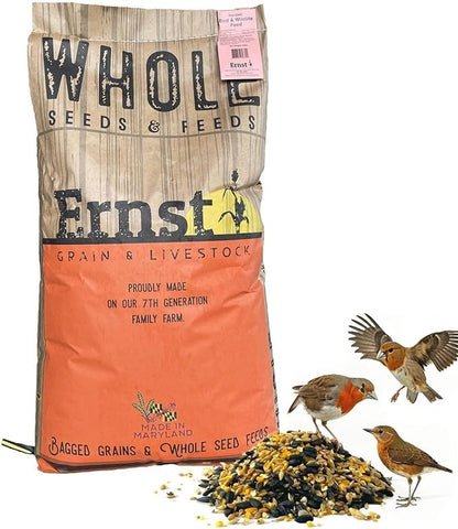 Ernst Grain &amp; Livestock Bird and Wildlife Feed – Perfect for Birds, Ducks, Squirrels, Turkeys, Rabbits, Geese, and Deer – Non-GMO Wild Animal &amp; Bird Feed for Outside Feeders - 10lbs