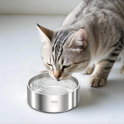 42oz Double Layer 304 Stainless Steel Dog Bowl - Insulated &amp; Durable | Non-Slip Base | Easy to Clean | BPA-Free Safe Dog Food and Water Bowl