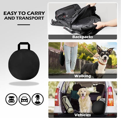 Cat Tent Outdoor, Pet Enclosure Tent Suitable for Cats and Small Animals, Indoor Playpen Portable Exercise Tent with Carry Bag（Black）