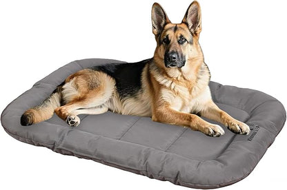 KHONSU PET Durable Dog Bed Tough and Tear Proof Dog Crate Bed, 800lbs Tear Strength PVC-Backed Waterproof Ped Bed Mat Indoor &amp; Outdoor Use for Dogs up to 90 lbs