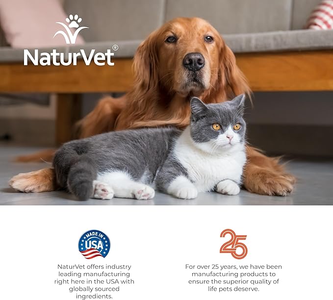 NaturVet Ear Wash Liquid Supplement for Dogs &amp; Cats – Pet Health Supplement Cleans Dog, Cat Ear Canals – Includes Aloe, Tea Tree Oil – Helps Remove Pet Ear Wax, Dirt, Debris – 16 Oz.