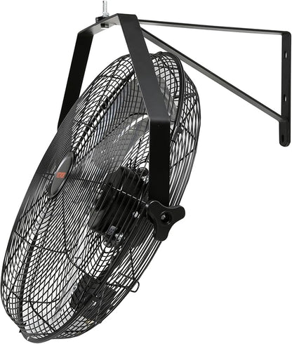 VEVOR Wall Mount Fan, 2 PCS 18 inch Waterproof, 3-speed High Velocity Max. 4000 CFM Industrial Wall Fan for Indoor, Commercial, Residential, Warehouse, Greenhouse, Workshop, Basement, Garage,Black