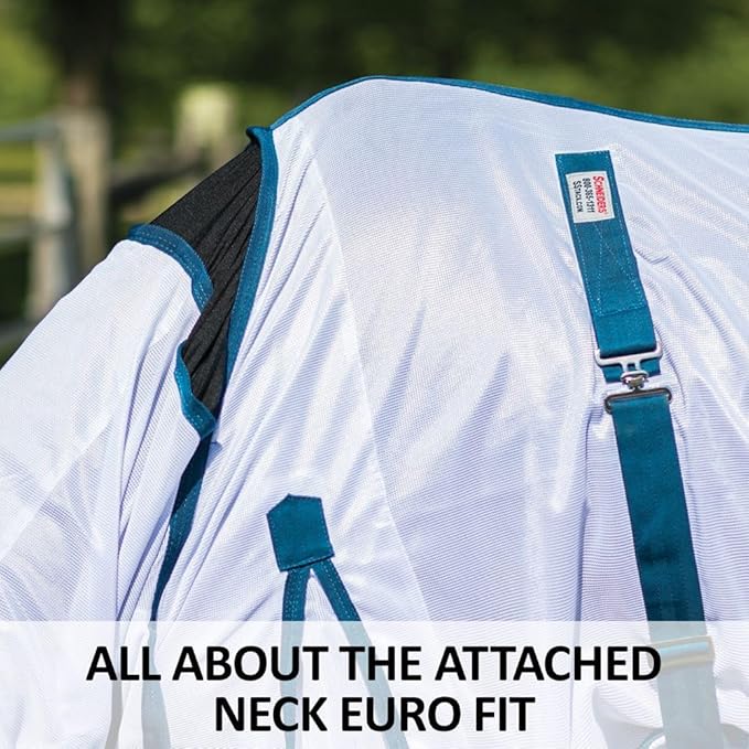 Schneiders Soft Interlock Mesh II Horse Fly Sheets | Superior UV &amp; Insect Protection | Versatile Euro Fit Option | Reflective Safety Design
