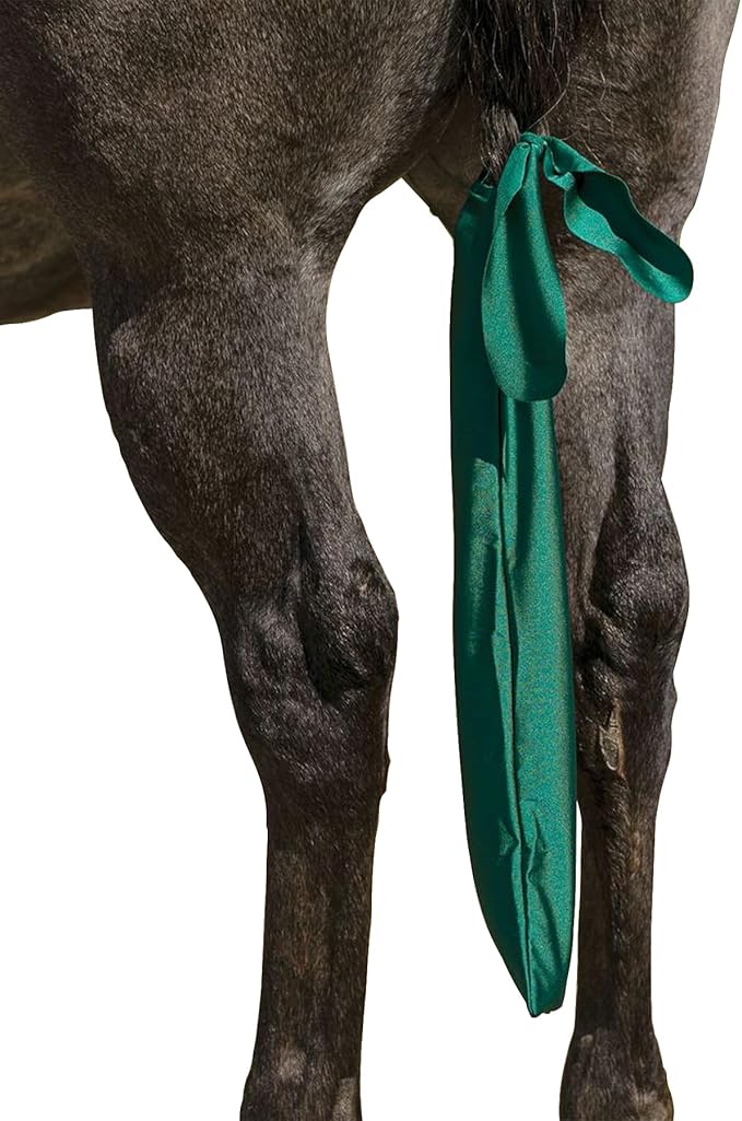 UltraFlex Lycra Tail Bag for Horses | Package of 3 | 24" Long | UV Protection | Smooth Stretch Fit | Keeps Tails Clean &amp; Braided