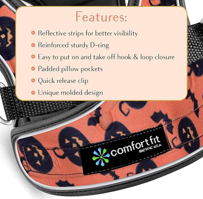Comfort Fit Dog Harness – Adjustable No-Pull Vest for Small, Medium &amp; Large Dogs – Soft Padded Step-in Design for Easy Control – Ideal for Walking, Running &amp; Training – All-Weather Premium Dog Vest