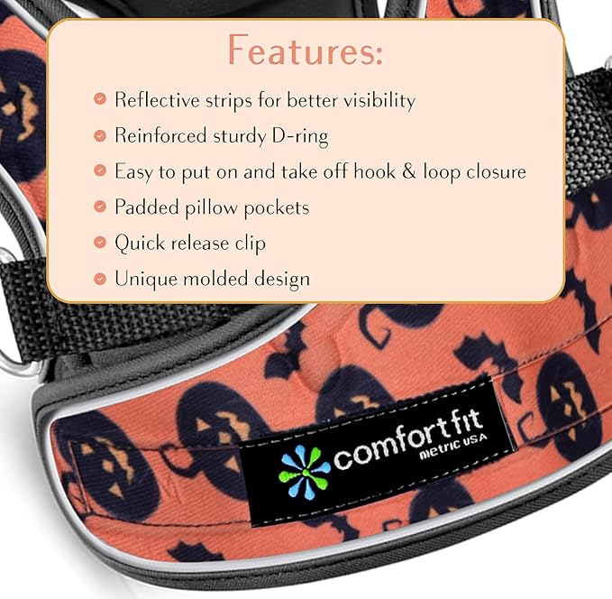 Comfort Fit Dog Harness – Adjustable No-Pull Vest for Small, Medium &amp; Large Dogs – Soft Padded Step-in Design for Easy Control – Ideal for Walking, Running &amp; Training – All-Weather Premium Dog Vest