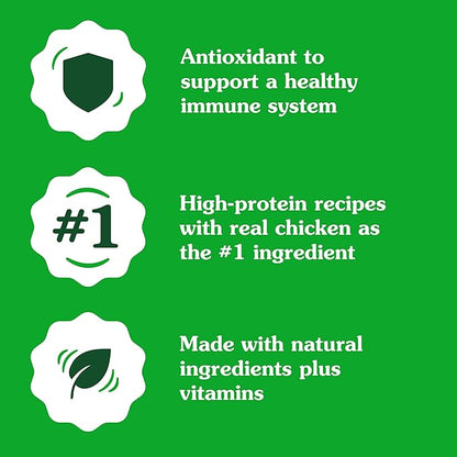 Greenies Smart Topper High Protein Wet Mix-in for Dogs, Chicken, Peas, Apples &amp; Brown Rice Recipe in Vitabroth Broth - Bone Broth + Vitamins E &amp; B1, 10 Count