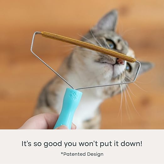 Uproot Cleaner Pro Pet Hair Removal Tool - Special Dog Hair Remover Multi Fabric Edge and Carpet Rake by Uproot Clean - Cat Fur Remover for Couch, Pet Towers, Rugs, Cat Mats and Trunks &amp; Much More