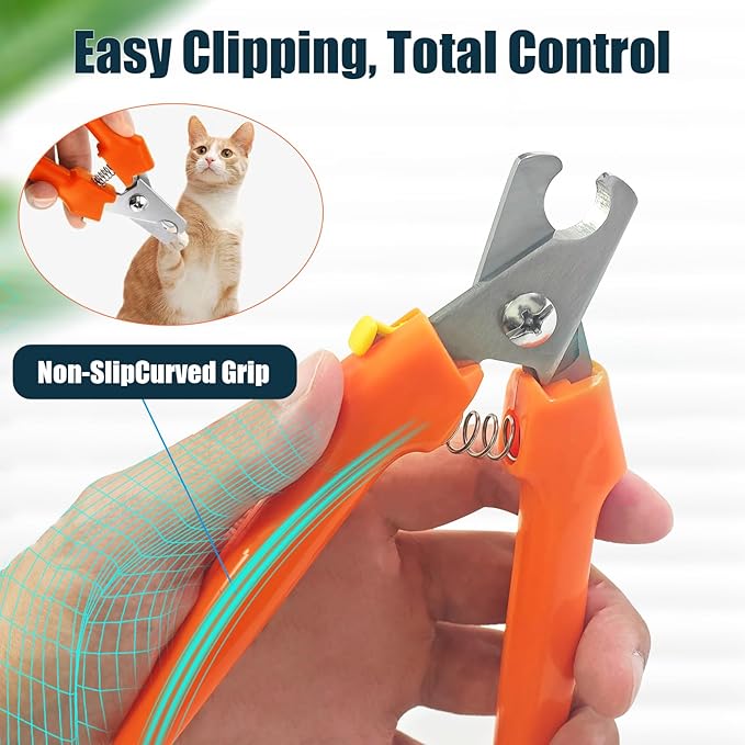 Dog Nail Clippers 767C – Heavy Duty Nail Trimmers for Large &amp; Small Breeds, Easy-to-Use Pet Clippers for Thick Nails, Dog Toenail Clippers for Large Dogs