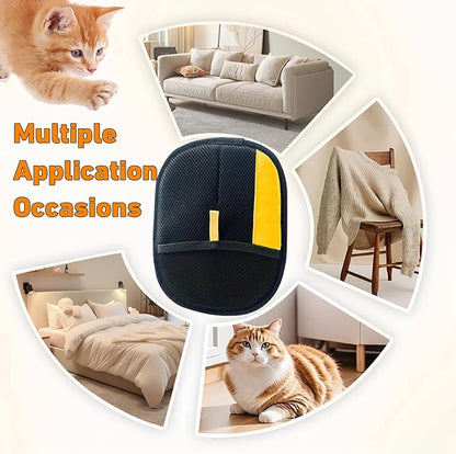 Pet Hair Removal Glove for Cats &amp; Dogs,Upgrade Efficient Grooming Gloves for Pet Hair,Home UseReusable Cat &amp; Dog Hair Remover for Couch, Furniture, Carpet, Curtain(3pcs)