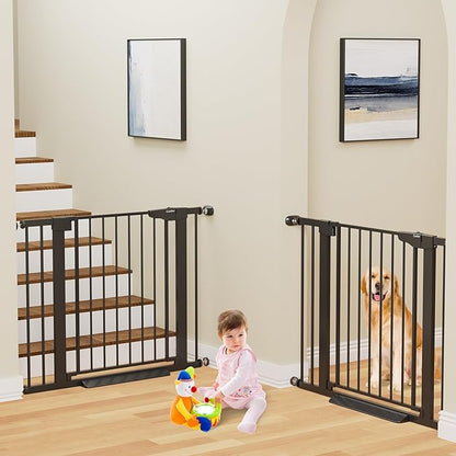 Cumbor 2 Pack 29.7-40.6" Baby Gate for Stairs, Mom&