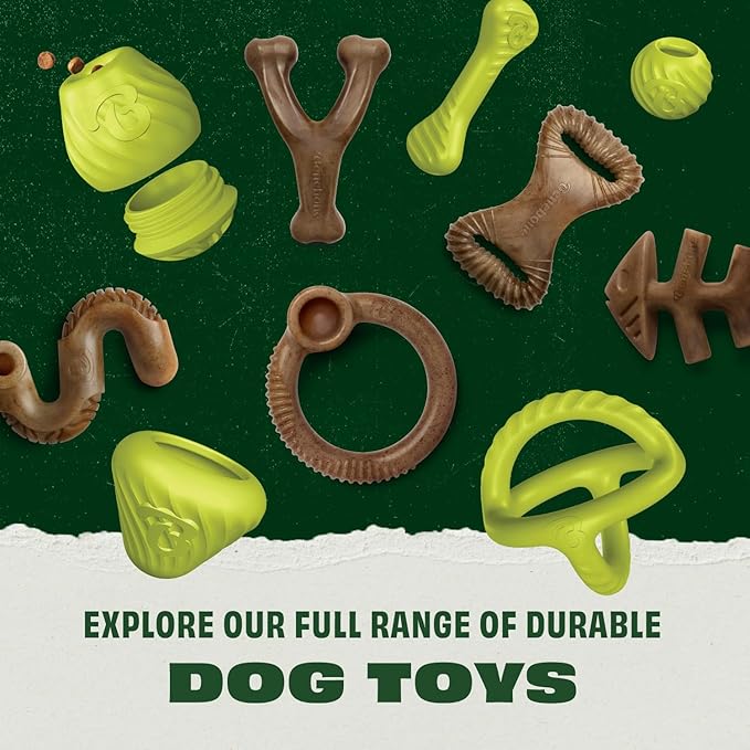 Benebone Natural Rubber Tug Interactive Dog Toy, Natural Rubber