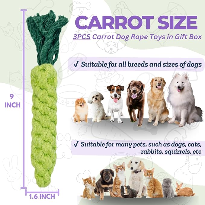 3PCS Green Woven Pet Chew Set, Dog Chew Accessories, Cat Interactive Chews, Safe &amp; Durable Braided Chews for Dogs, Cats &amp; More Pets