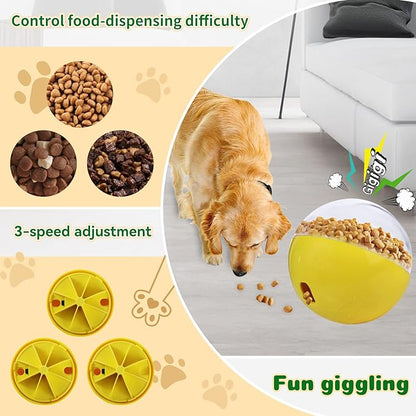 Treat Dispensing Dog Toys, Treat Ball for Large, Medium, Small Dogs, Dog Puzzle and Slow Feeder Dog Treat Ball, Mentally Boredom Stimulating Toys for Dogs, Dog IQ&amp;Enrichment Toys for Smart Dogs