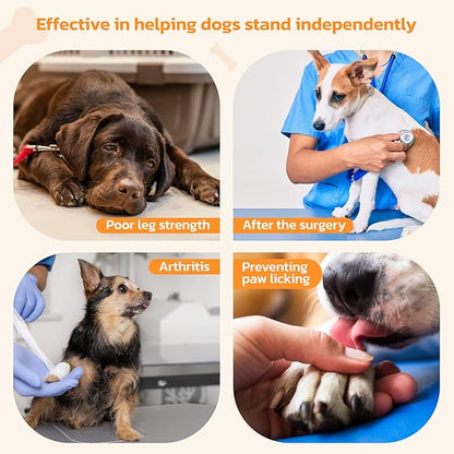 Non-Slip Paw Protector Pads for Senior Dogs, Anti-Slip Rubber Traction Stickers, Protect Dogs&