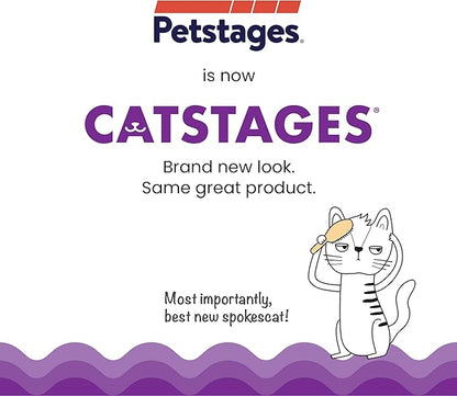 Catstages Grass Patch Hunting Box Interactive Bat &amp; Swat Game for Indoor Cats, 3 Jingle Balls Included, Green