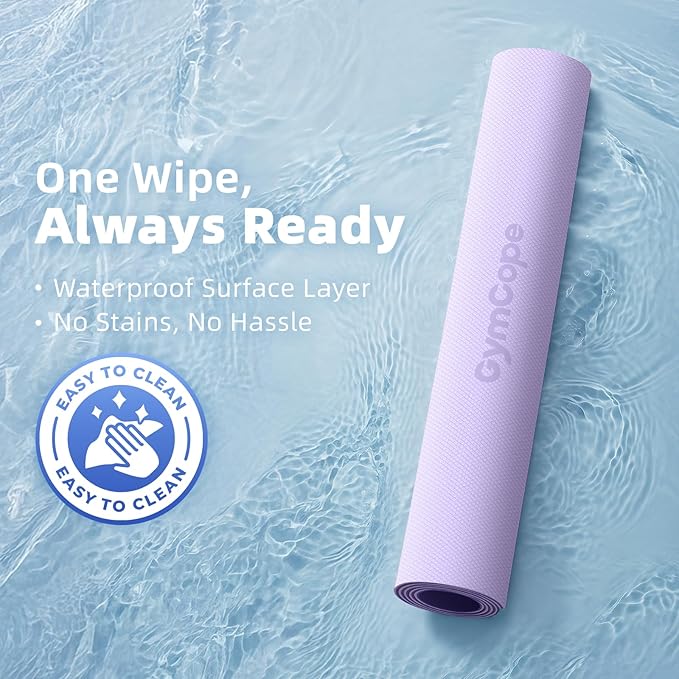 Extra Large Yoga Mat - 72"x35", 72"x48", 78"x57" - Wide TPE Exercise Mat for Home, Stretching, Couples &amp; Family Workouts - 6-12mm Thick, Non-Slip &amp; Waterproof - with Carry Bag and Straps