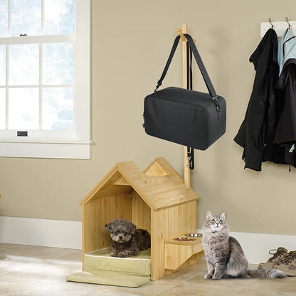 Beautyflier Pet Grooming Supplies Organizer, Protective Tote Bag Case for Pet Grooming Kit &amp; Vacuum Suction Dogs Cats Hair, Travel Pouch Bag for Pet Dog Grooming Vacuum Kit, Bag Only (Black)