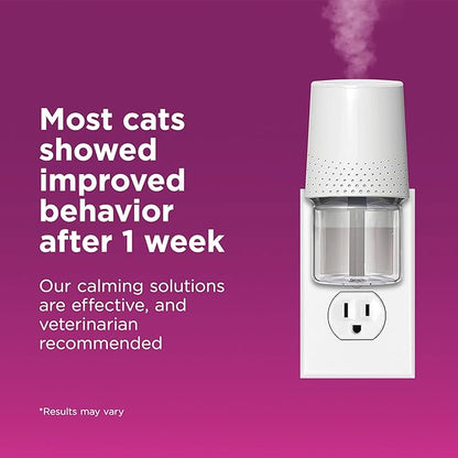 Comfort Zone Savings Kit: 2 Cat Calming Diffusers &amp; 2 Refills; Cat Pheromones Help Anxiety; Reduce Stress, Urine Marking, Scratching