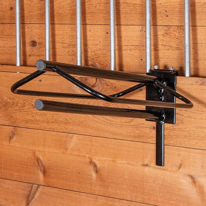 Saddle Rack with Pad Bar for Horse Enthusiast | Heavy-Duty Saddle Rack Wall Mount | Western &amp; English Saddle Rack | Keeps Tack Organized