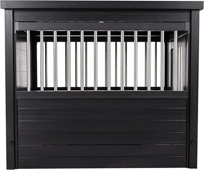 New Age Pet ecoFLEX Pet Crate/End Table, Small, Espresso 23.8"L x 18.2"W x 22.2"H