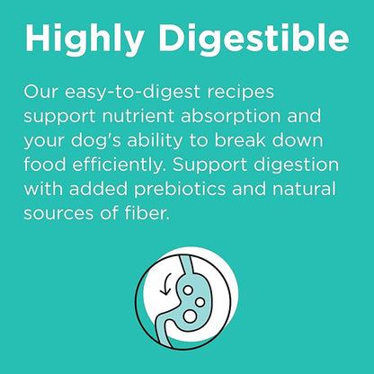 BIXBI Rawbble Dry Dog Food, Duck, 4 lbs - USA Made with Fresh Meat - No Meat Meal &amp; No Corn, Soy or Wheat - Freeze Dried Raw Coated Dog Food - Minimally Processed for Superior Digestibility