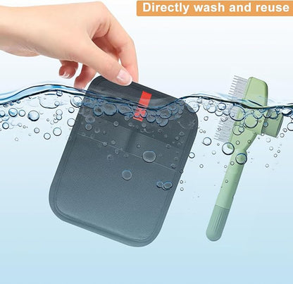 Pet Hair Removal Glove, Electrostatic Pet Hair Removal Gloves, Cat Comb, Dog Comb, Washable Reusable Dogs Cats Hair Gloves for Furniture, Bed, Sheets, Couch, Clothes, Carpet, Car Seat, Curtain