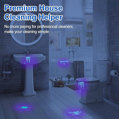 Black Light UV Flashlight,Vansky Blacklight 12 LED Urine Detector For Dog/Cat/Pet Urine &amp; Dry Stains and Bed Bug On Carpets/Rugs/Floor,Matching with Pet Odor Eliminator