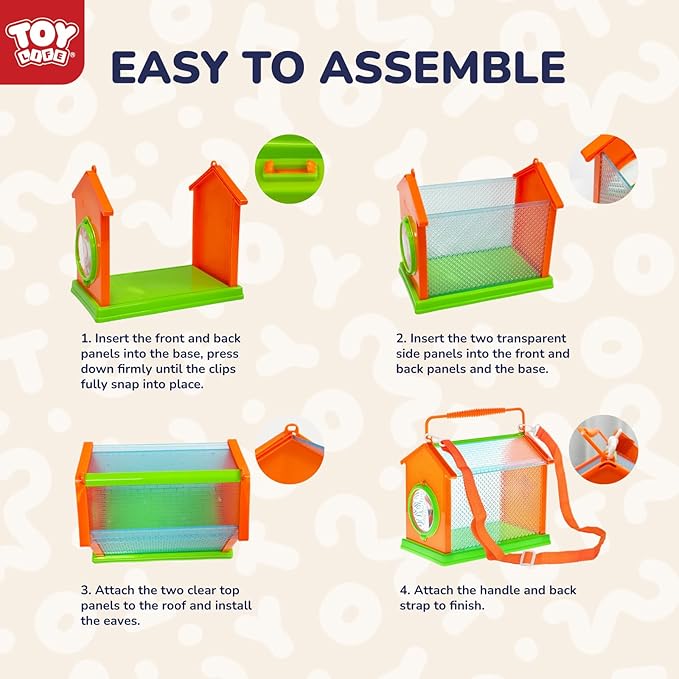 TOY Life Kids Explorer Kit with Bug Catcher for Kids, Bug Catching Kit with Bug Toys, Kid Safari Vest &amp; Hat, Compass, Binoculars, Magnifying Glass, Educational Outdoor Toys Kid Adventure Kit