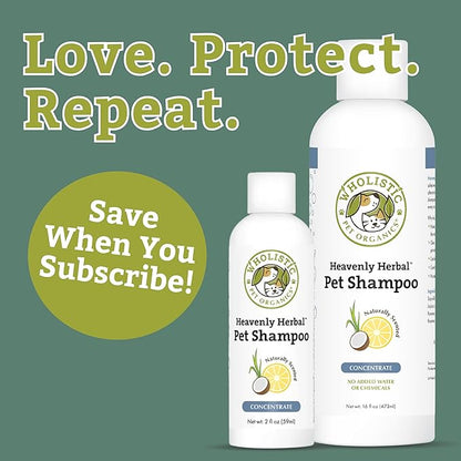 Wholistic Pet Organics Heavenly Herbal Pet Shampoo, 16 fl oz
