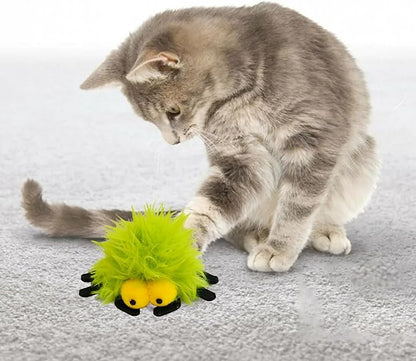2 Pack-Spider Cat Kicker Toy with Catnip &amp; Bell Inside, Cat Stuffed Animal Soft Cat Toys, Cute Cat Feather Toy Plush Cat Toy, Cat Nip Toys Cat Toys for Bored Cats, Interactive Cat Toys for Indoor Cats