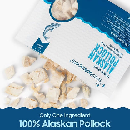 smallbatch Pets Freeze Dried Cat &amp; Dog Treats, 2oz - Rainbow Trout, Organic High Protein Treats, Omega 3 Fatty Acids, Gluten Free, Grain Free, Made in The USA, Ethically Sourced, Single Protein