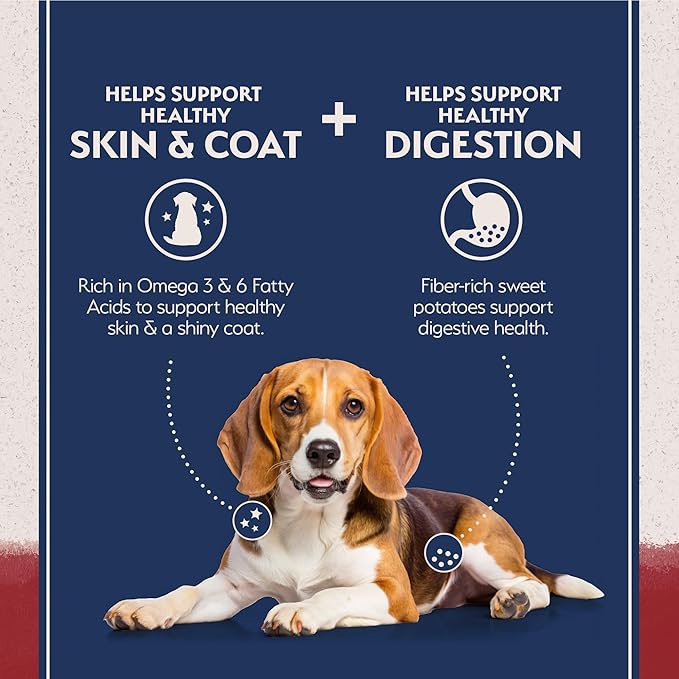Natural Balance Limited Ingredient Adult Grain-Free Dry Dog Food, Reserve Sweet Potato &amp; Bison Recipe, 12 Pound (Pack of 1)