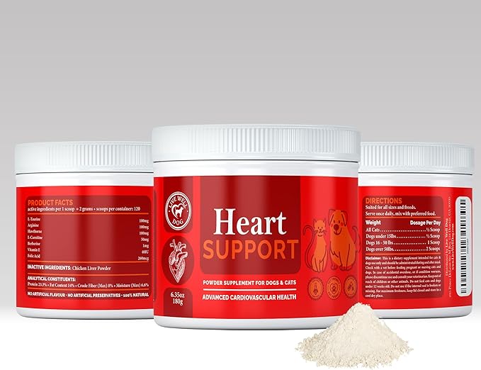Heart Formula for Dogs &amp; Cats 6.35 oz, 180g